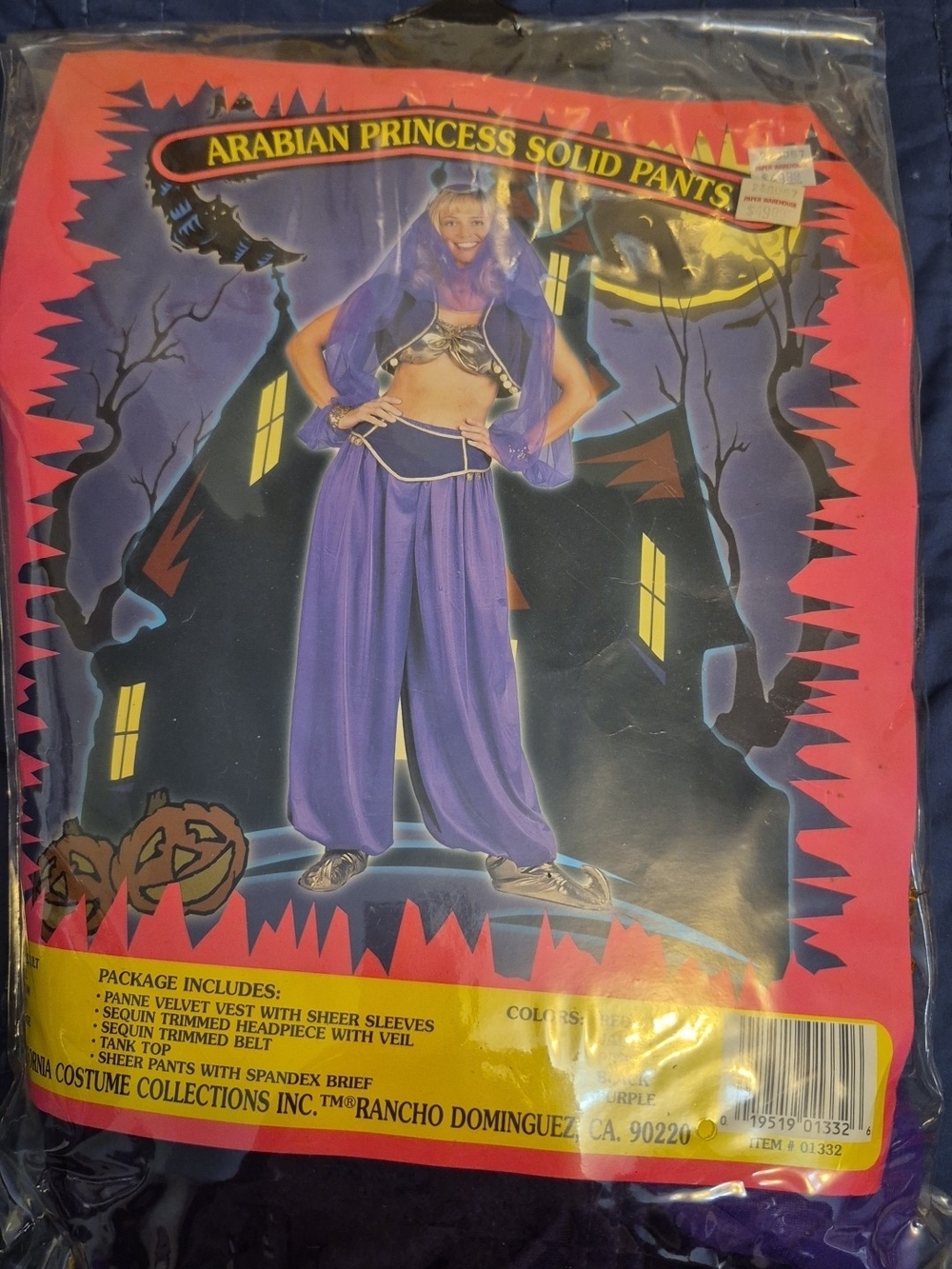 Arabian Princess Kids Costume - Purple Solid Pants